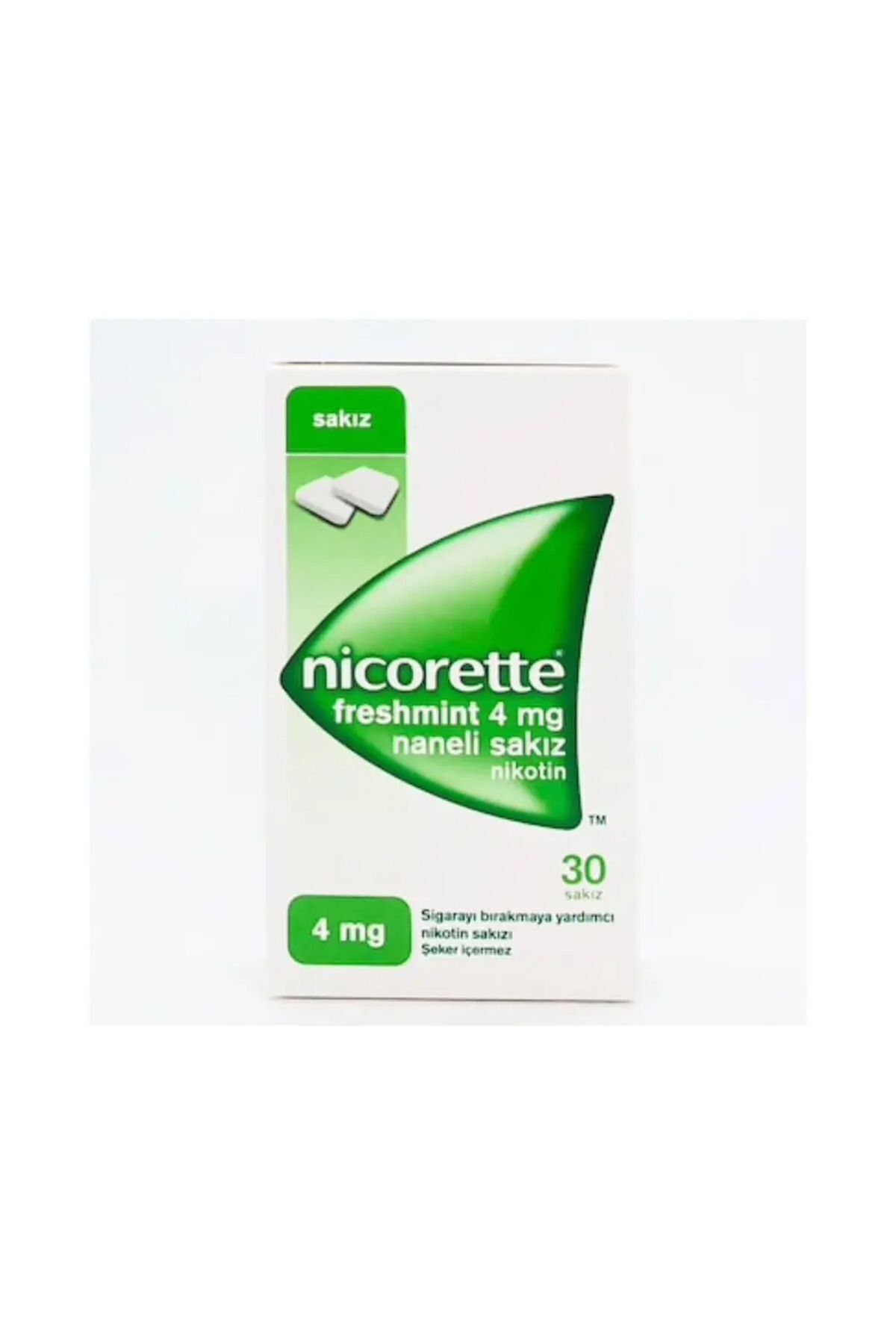NİKORETTE 4 MG NANELİ SAKIZ 30 ADET