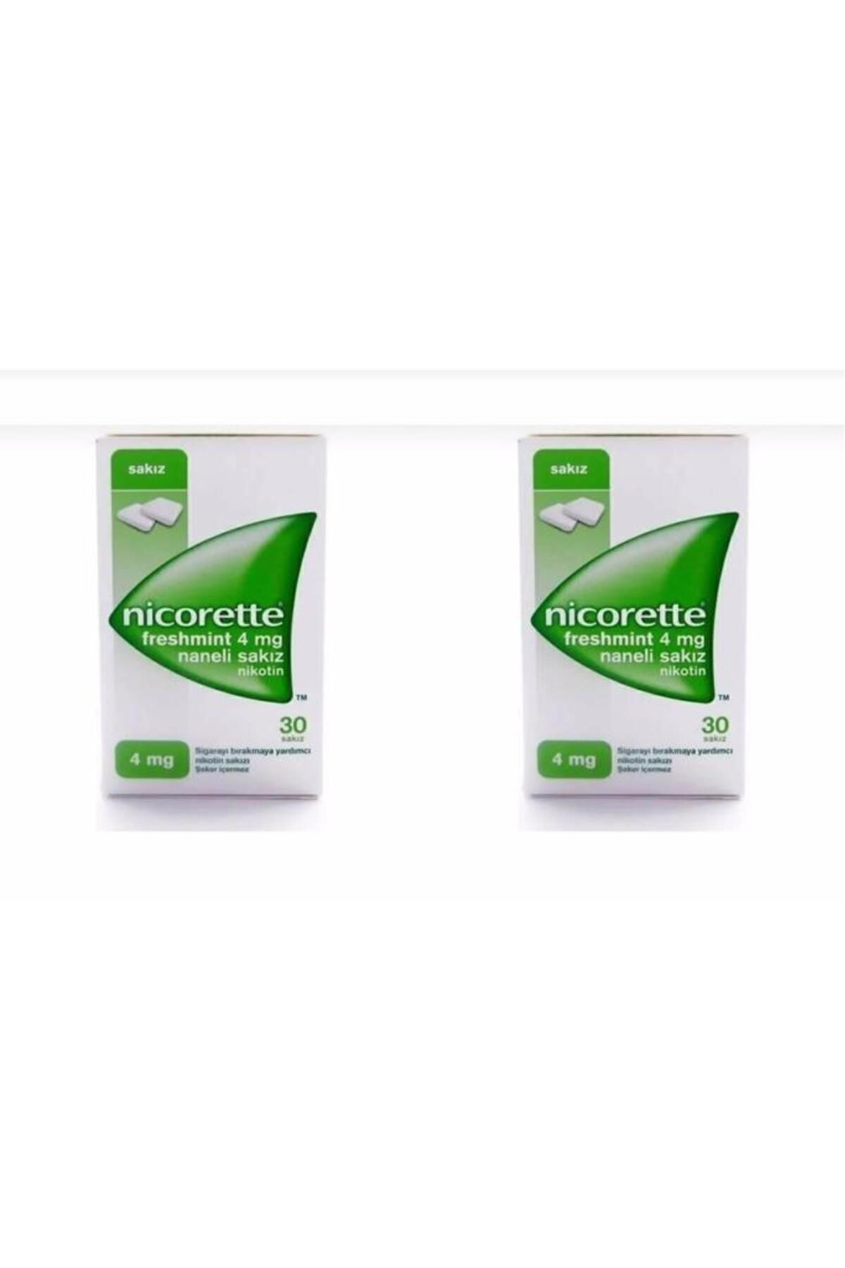 NicoretteE 4mg Naneli Nik0tin Sakızı 30lu 2 KUTU