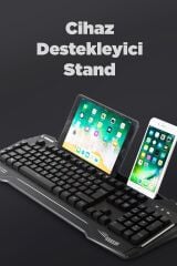 Kb-r63 Stage Rainbow Rgb Aydınlatmalı Makrolu Gaming Oyuncu Klavyesi