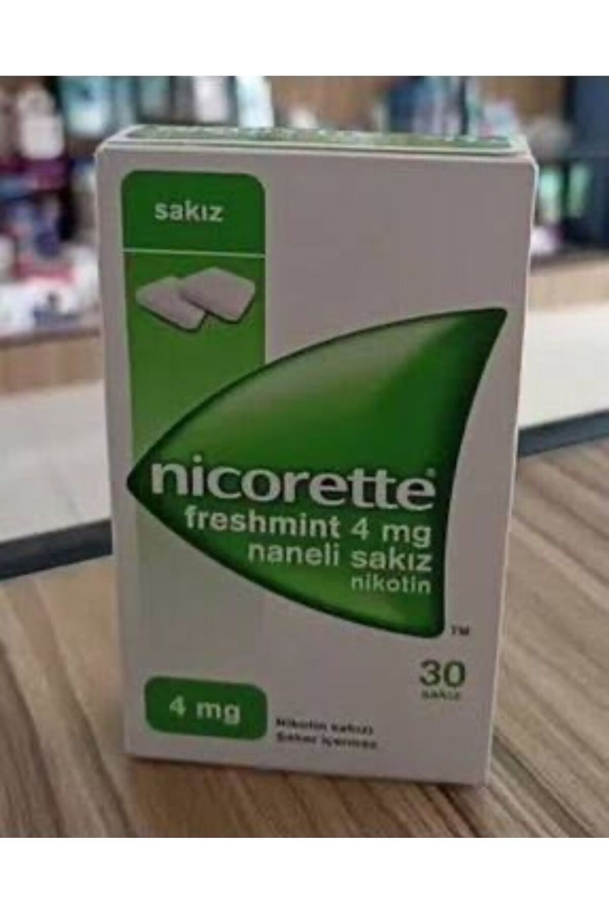 NİKORETTE 4 MG NANELİ SAKIZ 30 ADET