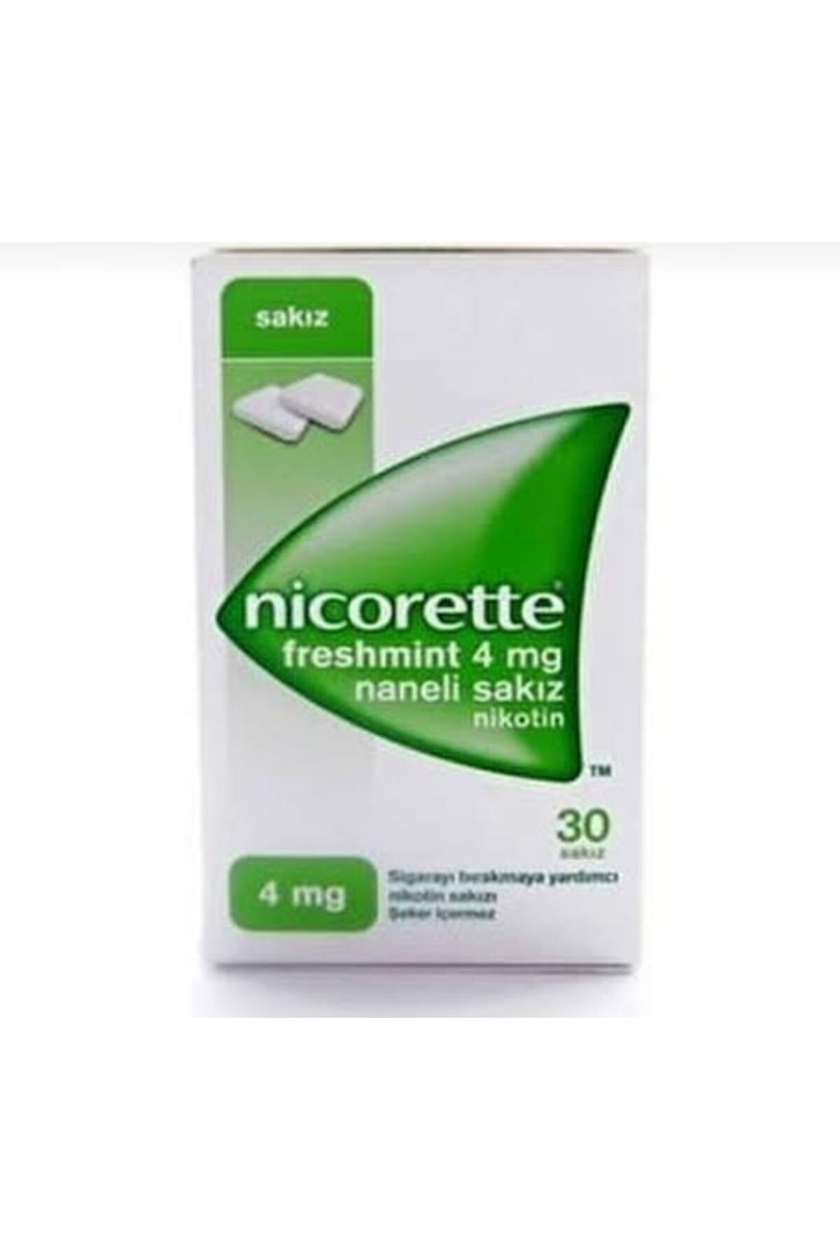 NİCRETTE 4MG NANELİ 30 ADET SAKIZ