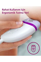 BRE225/05 Kablolu Epilatör,Bacak İçin Kullanım,2 Hız Ayarı,Yıkanabilir Başlık