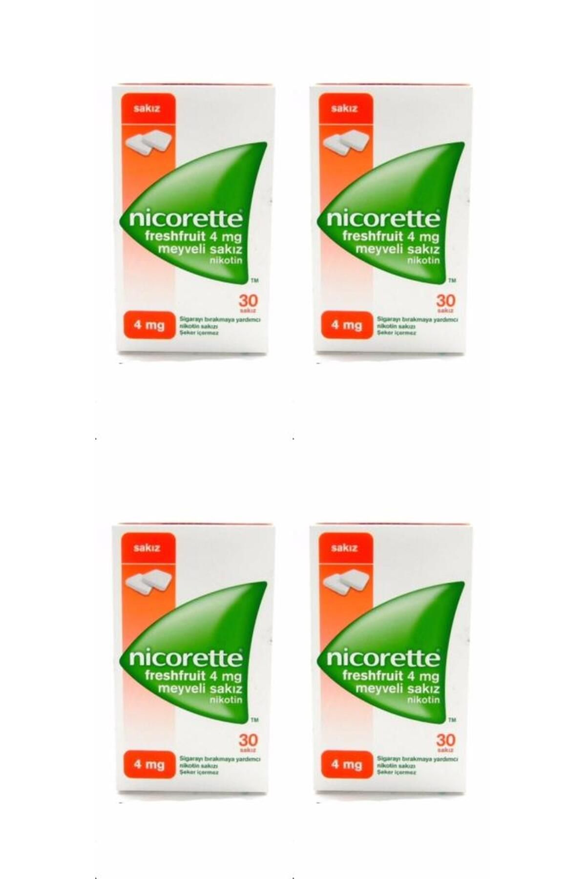 Nicorette Freshfruit 4 Mg 30 Adet x 4paket