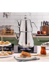 Prochef Dev Çaydanlık Takımı 4 Parça Gümüş
