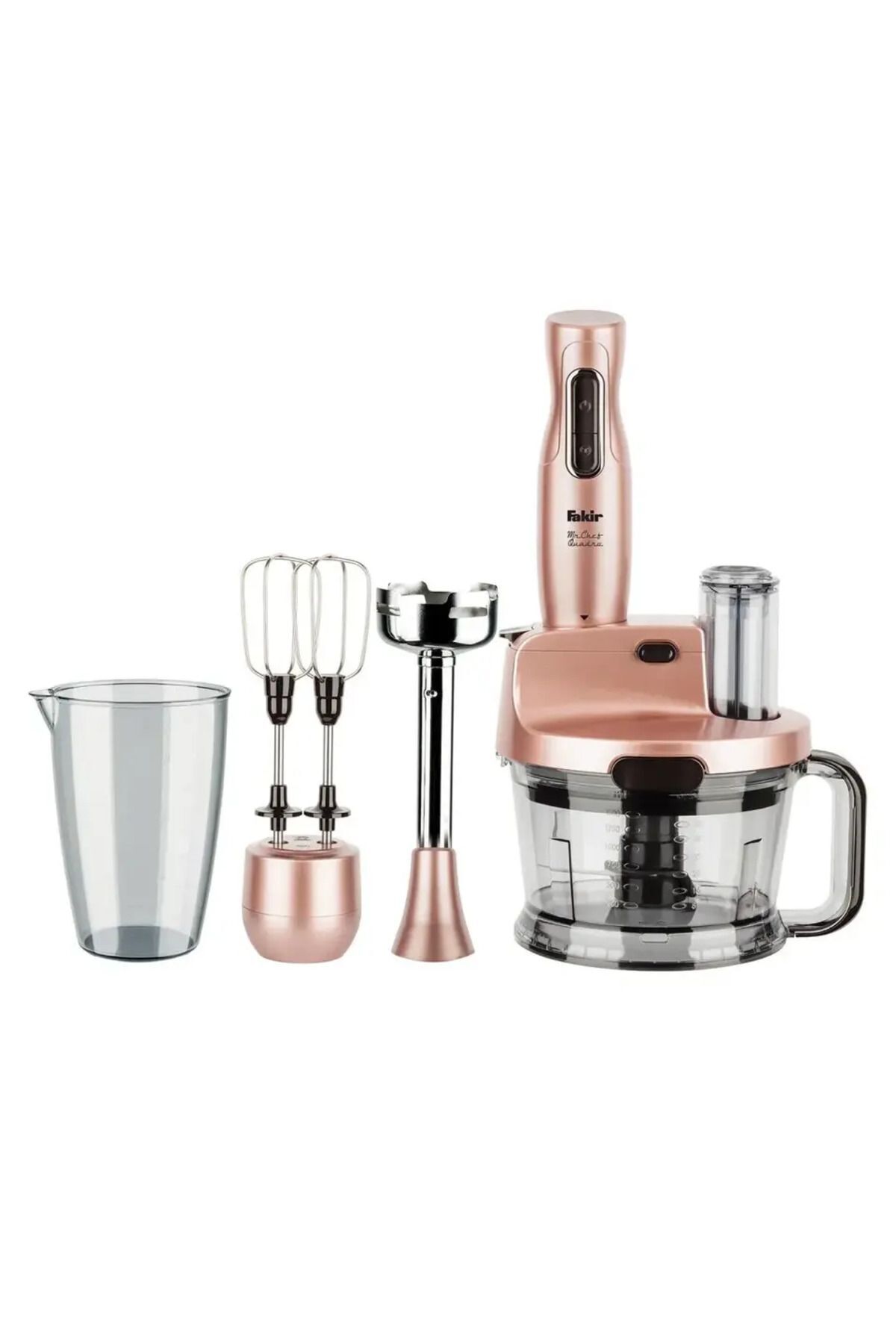 Mr. Chef Quadro Blender Seti Rose Mikser Robot Seti 1000 Watt