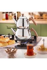 Schafer Tea Chef Orta Boy Çaydanlık Takımı 4 Parça-Kahve - Kahverengi
