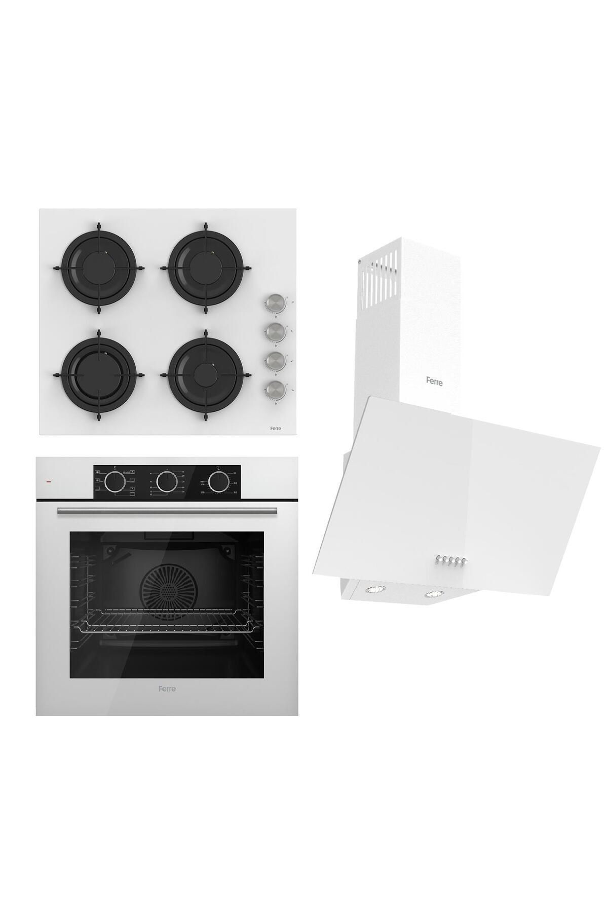 FRYART BASIC Serisi Beyaz Set (CS206 + QXE62CB+D087 )