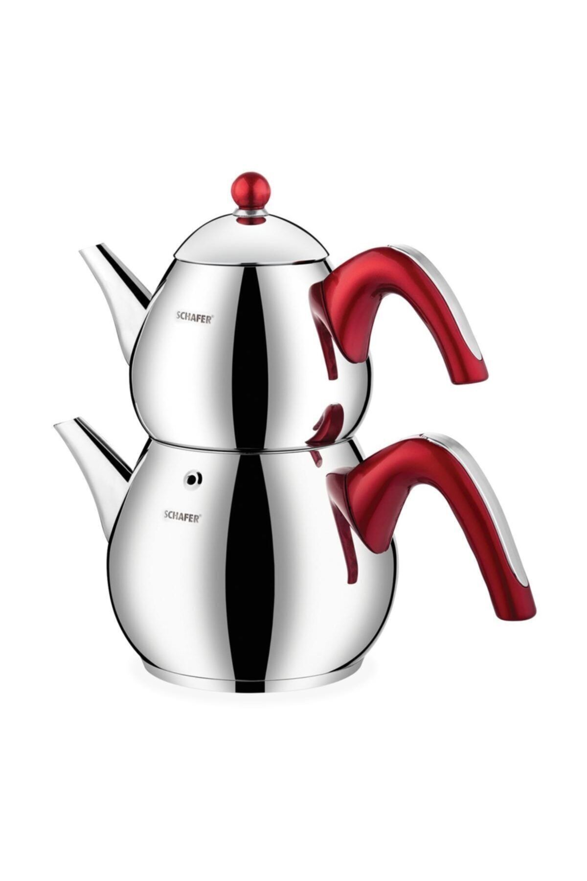 Tea Chef Çaydanlık Takım (orta) 4 Parça Kırmızı