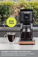 Aroma Gourmet Filtre Kahve Makinesi Siyah Bakır