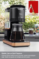 Aroma Gourmet Filtre Kahve Makinesi Siyah Bakır