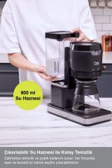 Aroma Gourmet Filtre Kahve Makinesi Siyah Bakır