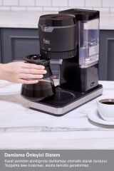 Aroma Gourmet Filtre Kahve Makinesi Siyah Bakır