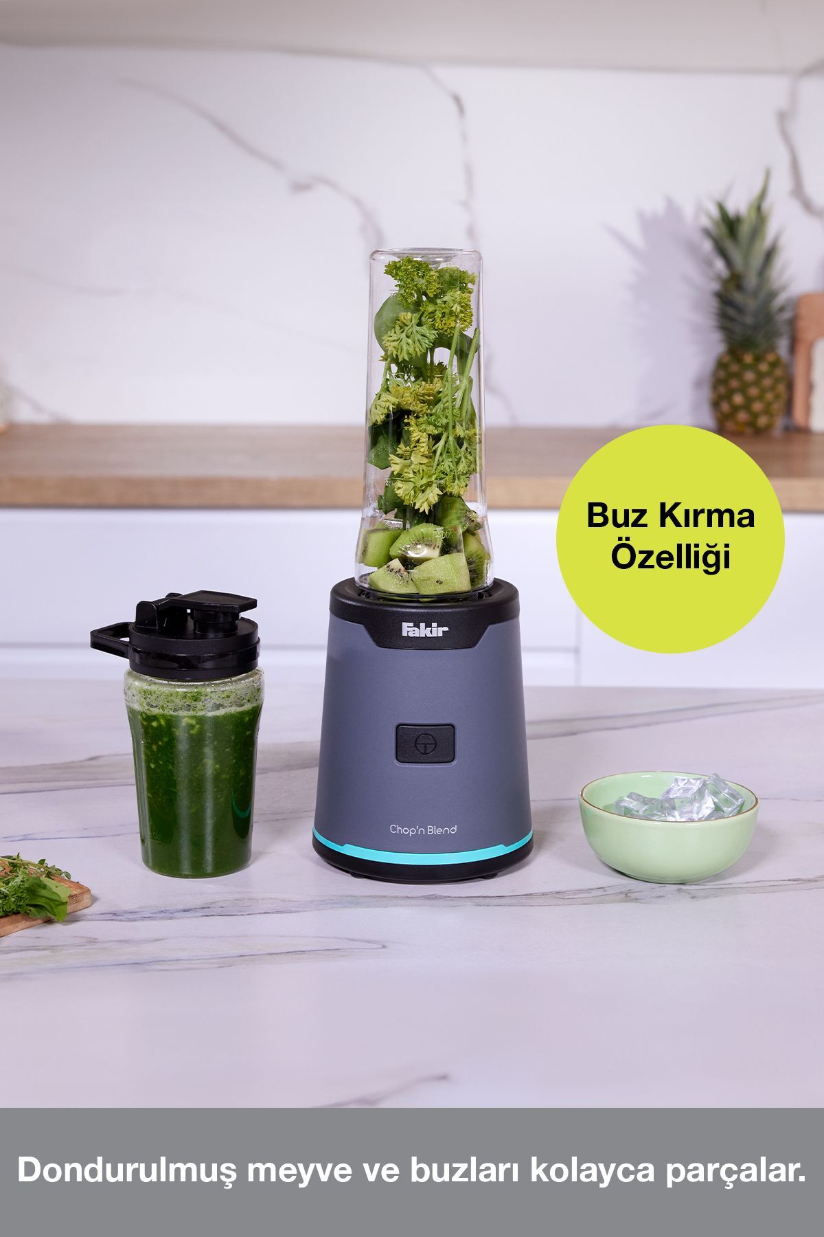 Chop 'n Blend Smoothıe Blender – Aqua