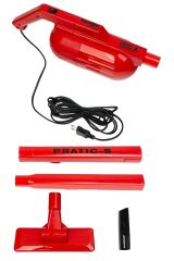 Pratıc-s P1200 Toz Torbasız Dikey Elektrik Süpürgesi Kırmızı