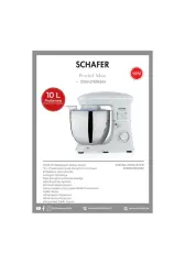 Schafer Prochef Maxi 10 L Standlı Mikser Beyaz