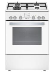 F0ES113HBD Gazlı Elektrikli Beyaz Solo Fırın