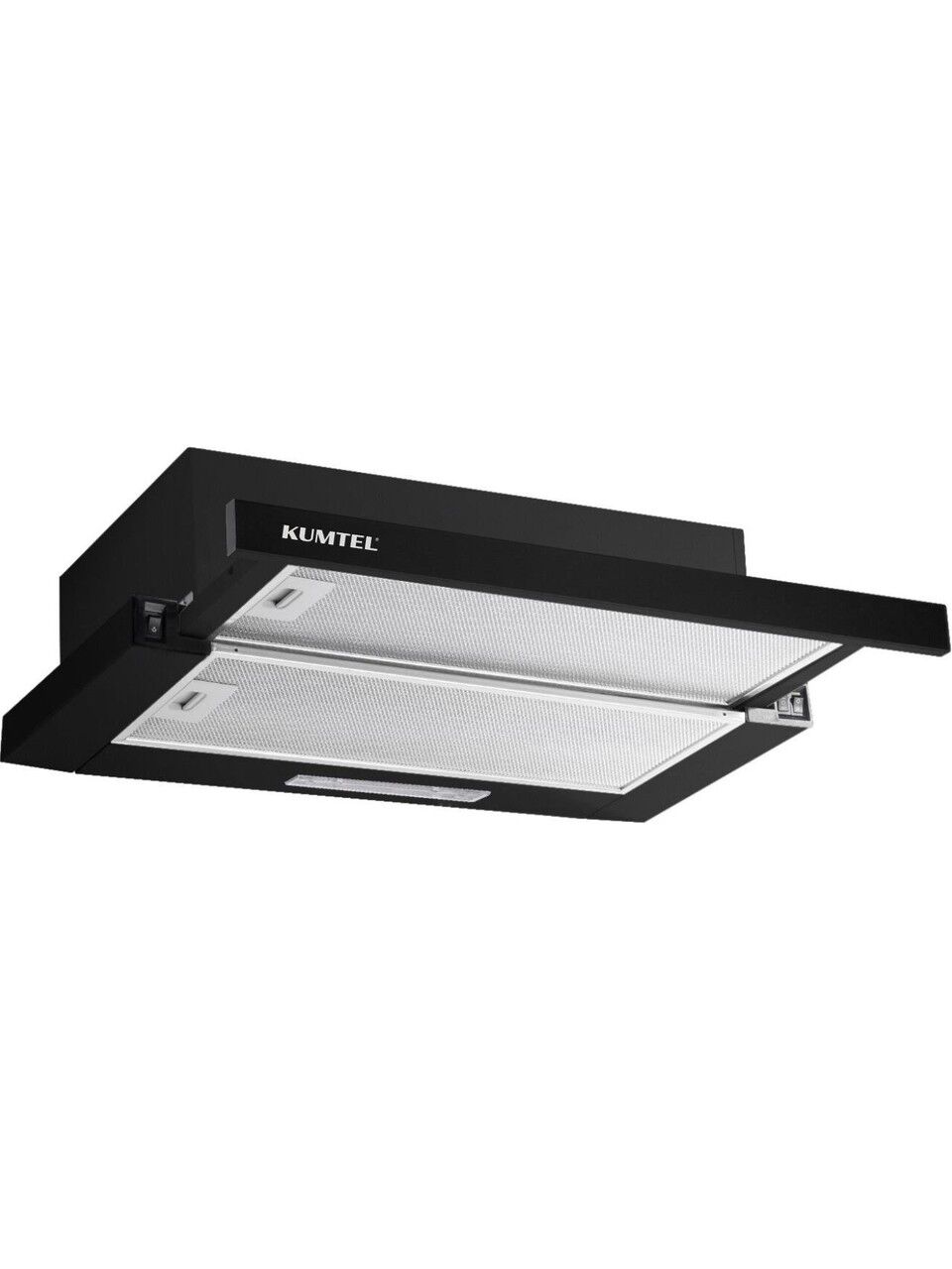 KUMTEL Siyah Sürgülü Aspiratör DS6-905 S