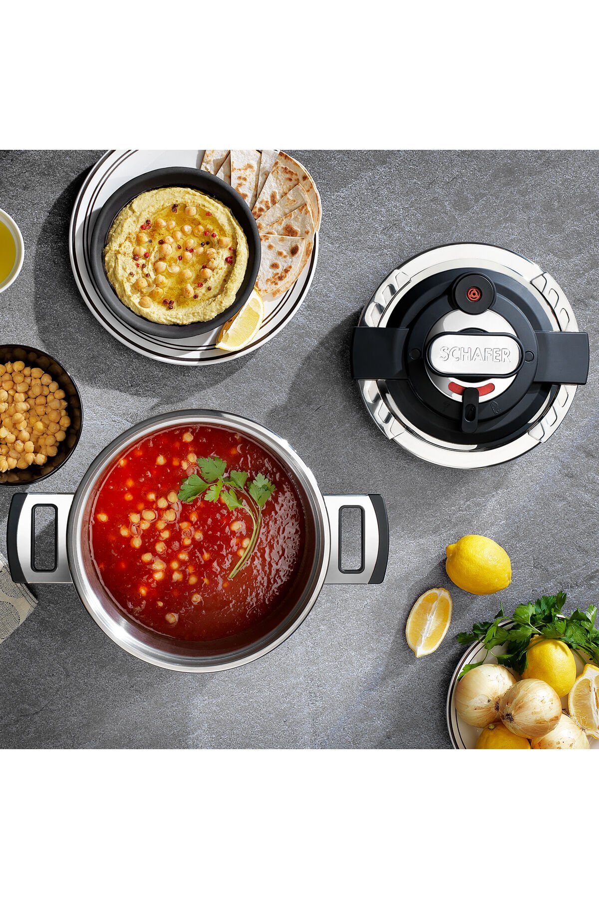 Schafer İn Safe Düdüklü Tencere 7 L-Siyah