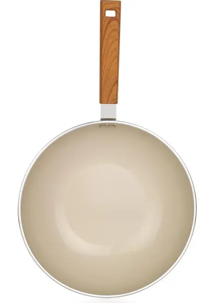 Schafer Ceramoni 28 cm Seramik Wok Tava