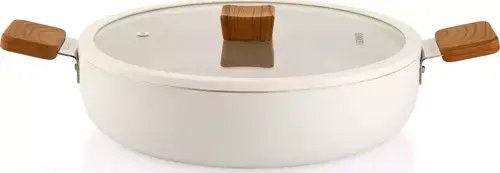 Schafer Ceramoni 30 cm Seramik Basık Tencere