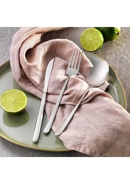 Schafer Hamburg Gümüş05 72 Parça 12 Kişilik Çatal Kaşık Bıçak Takımı