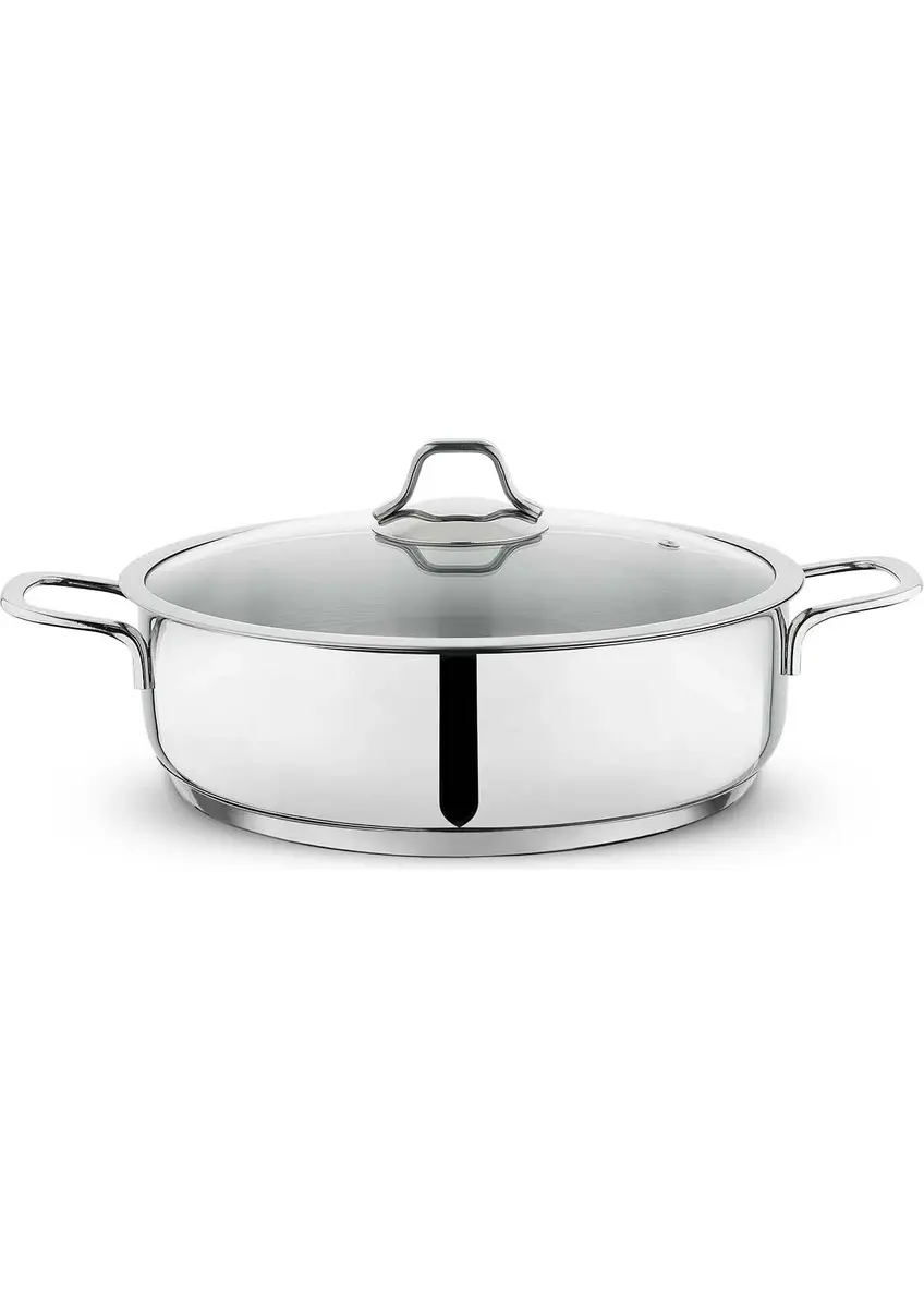 Schafer Held 28 cm Basık Çelik Tencere