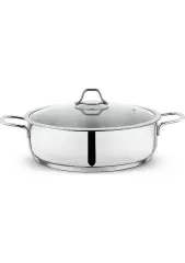 Schafer Held 28 cm Basık Çelik Tencere