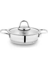 Schafer Held 20 cm Cam Kapaklı Çelik Sahan