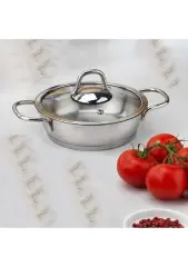 Schafer Held 20 cm Cam Kapaklı Çelik Sahan