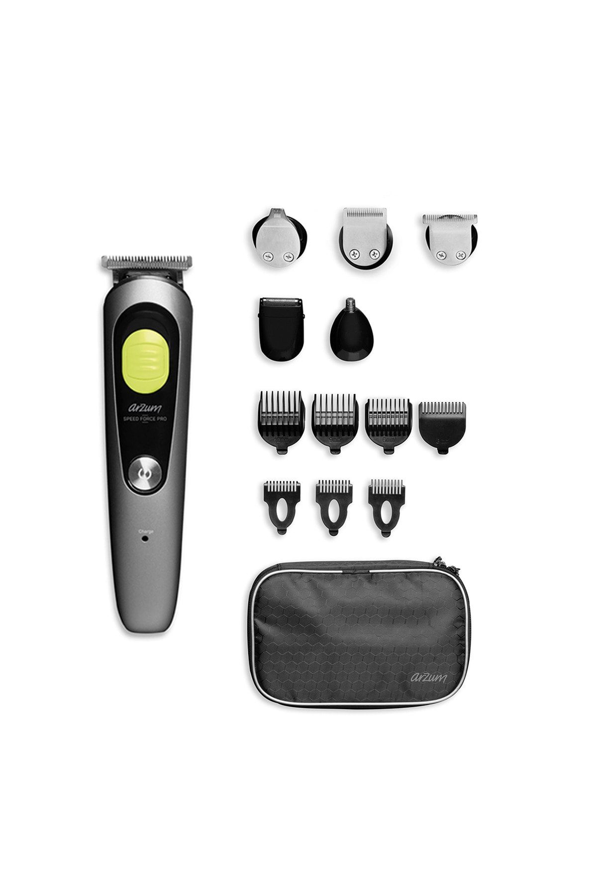 AR5211 Speed Force Pro 12 in 1 Erkek Bakım Seti - Gri