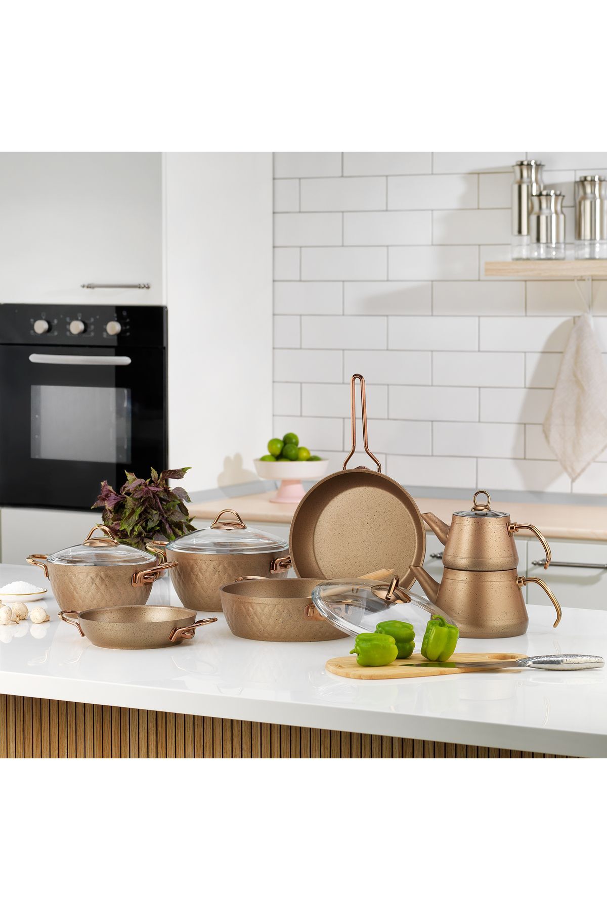 New Range Çeyiz Seti 11 Parça-bakır