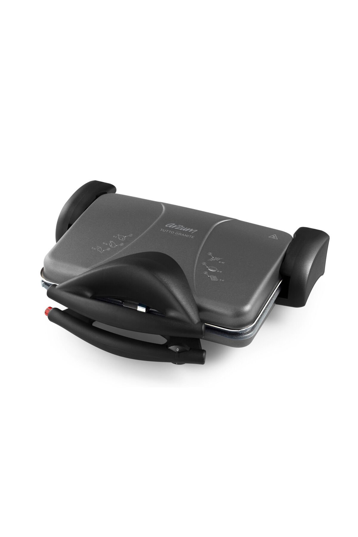 Tutto Granite Izgara Ve Tost Makinesi 4 Dilim Kapasiteli 1800W Siyah - AR2045-S