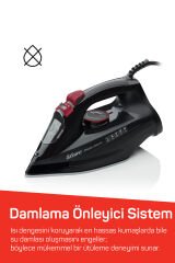 AR6020 Pressa 2400Watt Seramik Taban Buharlı Ütü,Şok Buhar
