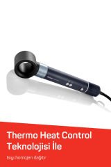 AR5166 Revolution BLDC Ionic Hava Üflemeli Saç Şekillendirici 6 Farklı Başlıklı, 1500W, Siyah