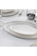 Adel Platin 56 Parça 12 Kişilik Yemek Takımı