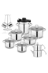 Jewel Çelik Çeyiz Seti 18 Parça-ınox