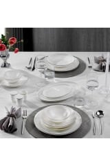 Chance Platin Yemek Takımı 56 Parça-Platin