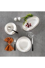 Ella Yemek Takımı 56 Parça-Beyaz