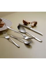 Hamburg 72 Parça Çatal Kaşık Bıçak Takımı-Gümüş03