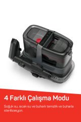 AR4351 HydroSteam Buharlı Temizleyici ve Leke Çıkarıcı 1800 W, 4 Farklı Mod, Gri