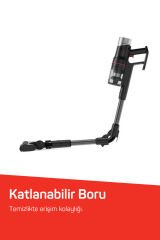 AR4210 MagiClean HydroFlex Dikey Şarjlı Süpürge 500W, BLDC Motor Gücü, 60 Dk Kullanım, Siyah
