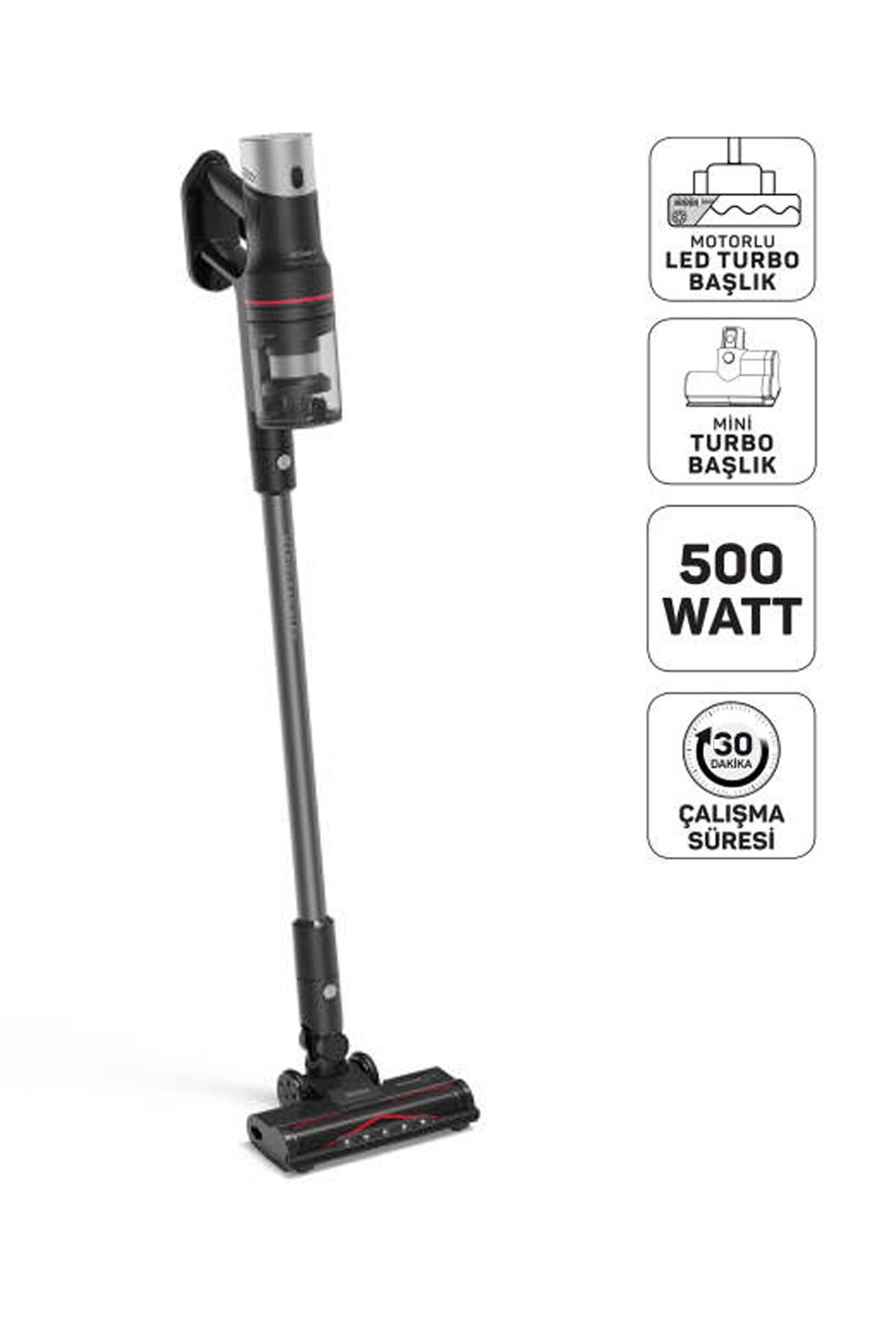 AR4209 MagiClean Flex Dikey Şarjlı Süpürge 500 W, 60 Dk Kullanım, Siyah