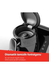 OK0040 Okka Elite Türk Kahvesi Makinesi Bol Köpüklü Közde Lezzeti, 2 Fincan Kapasiteli, Krom