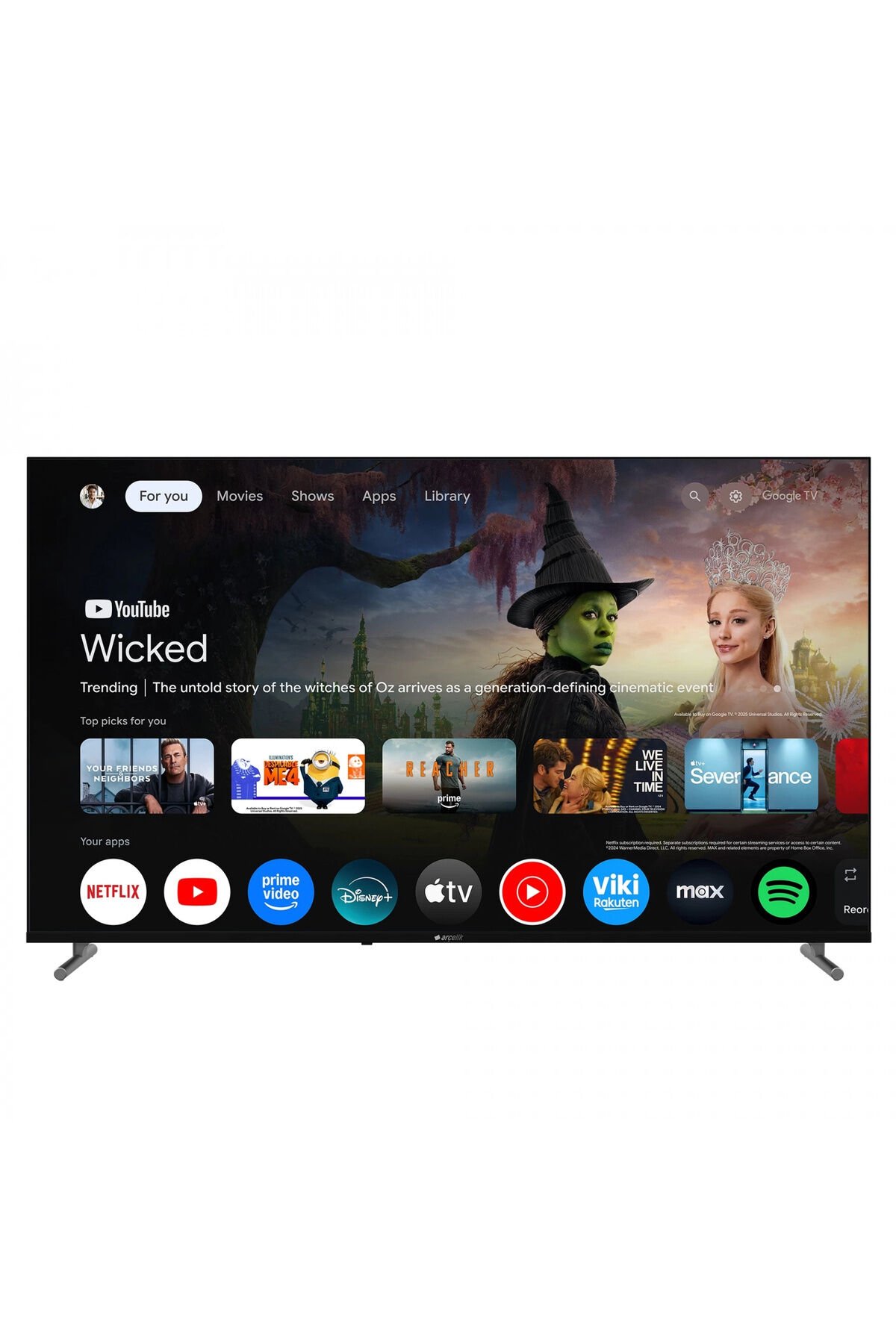 7 Serisi 50'' 4K UHD Google TV - A 750 C Smart TV