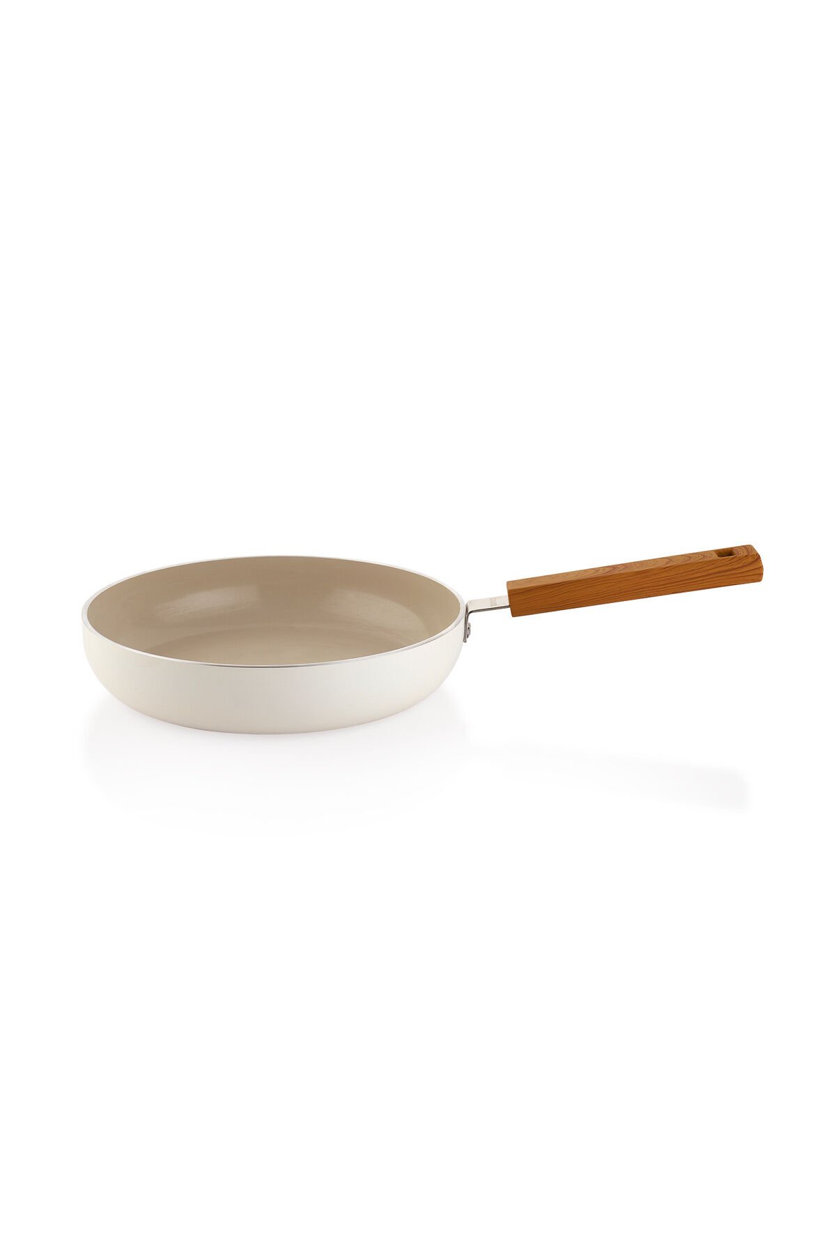 Ceramoni Seramik Tava 24 Cm-Krem