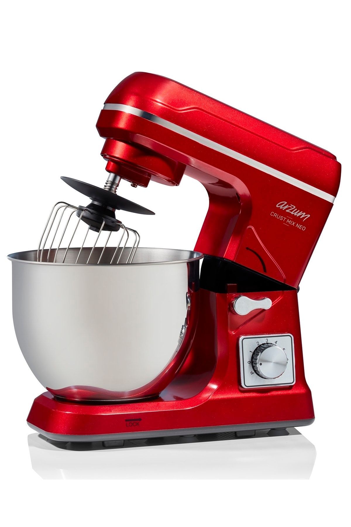Ar1143-k Crust Mix Neo 1400 W 5 Lt Stand Mikser Kırmızı