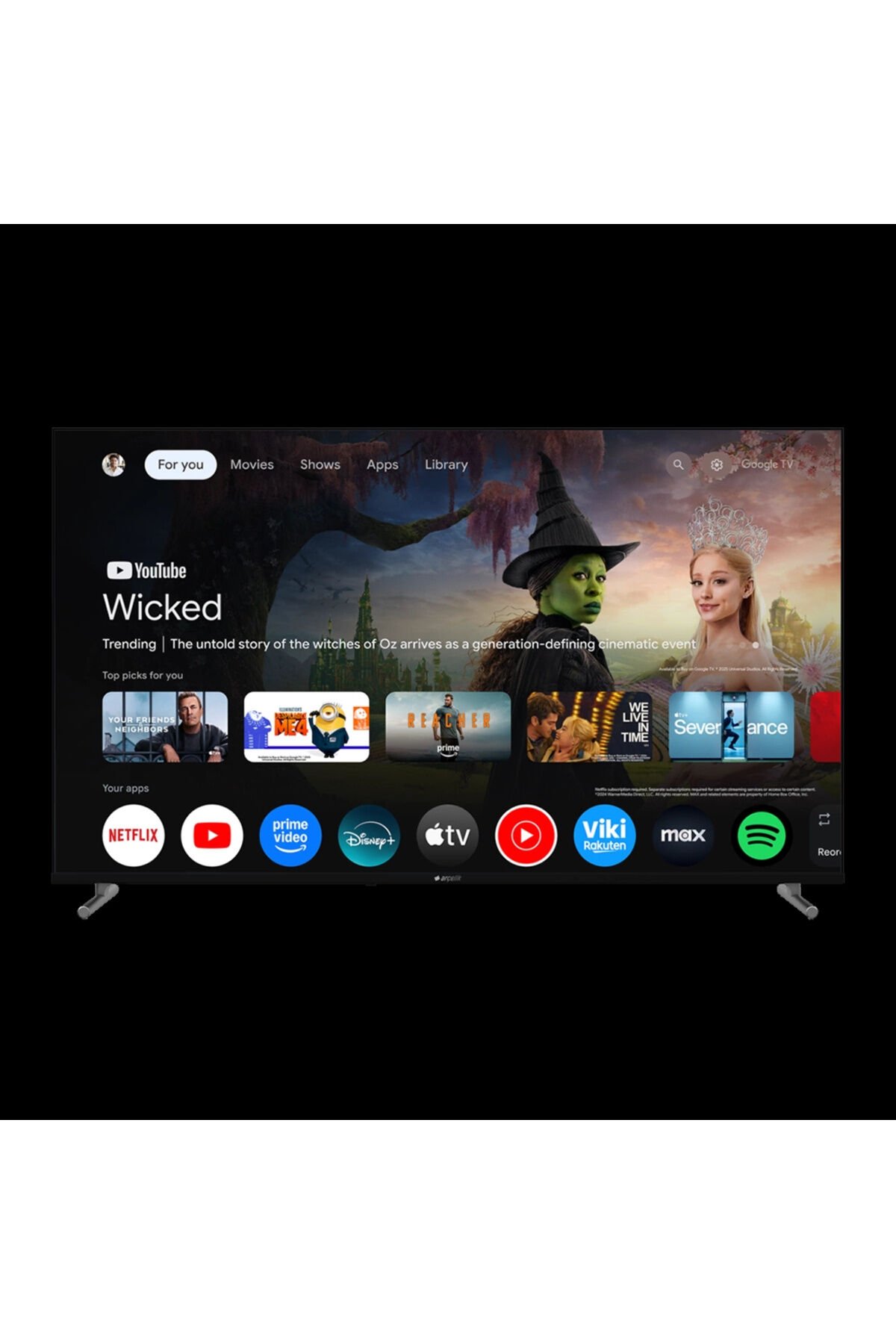 A 750 C/50'' 126 cm Google Televizyon