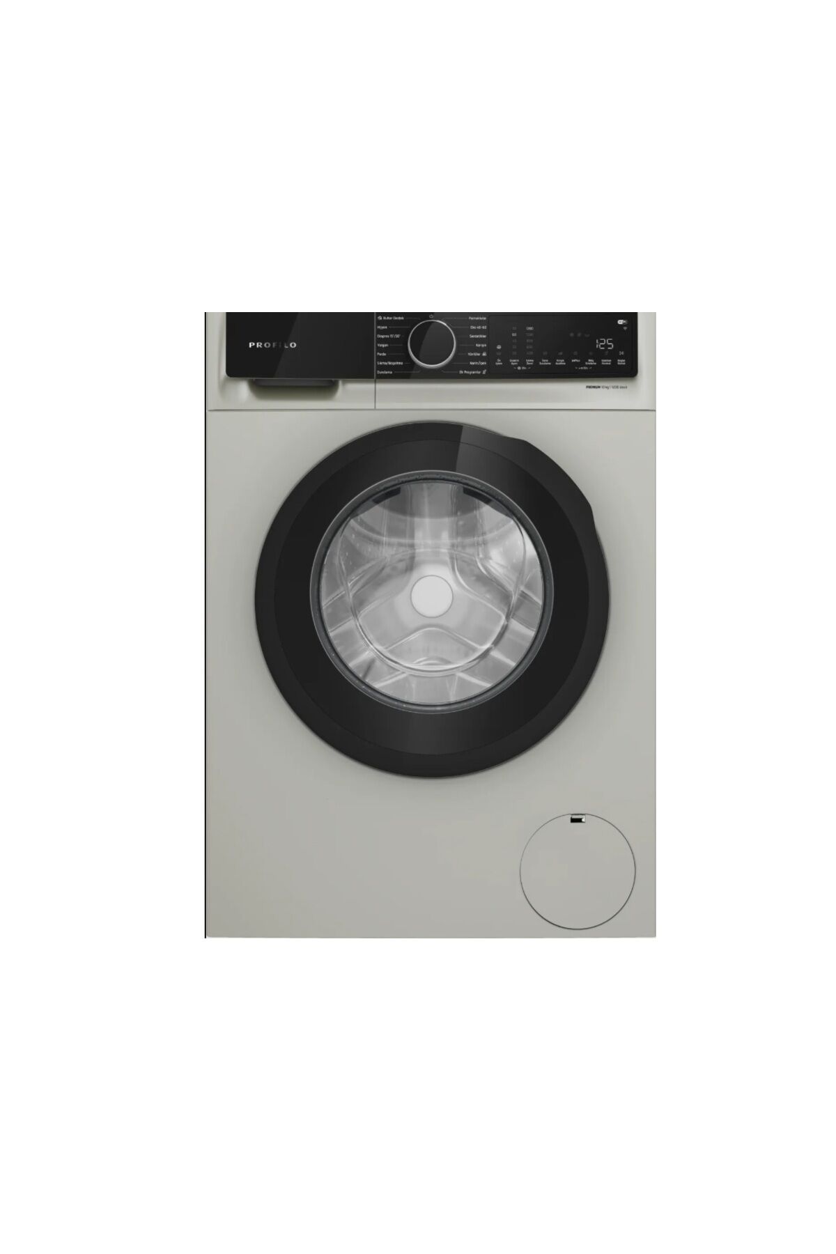 CGK252ZXTR 10 kg 1200 devir Wİ-Fİ li Gümüş Çamaşır makinesi