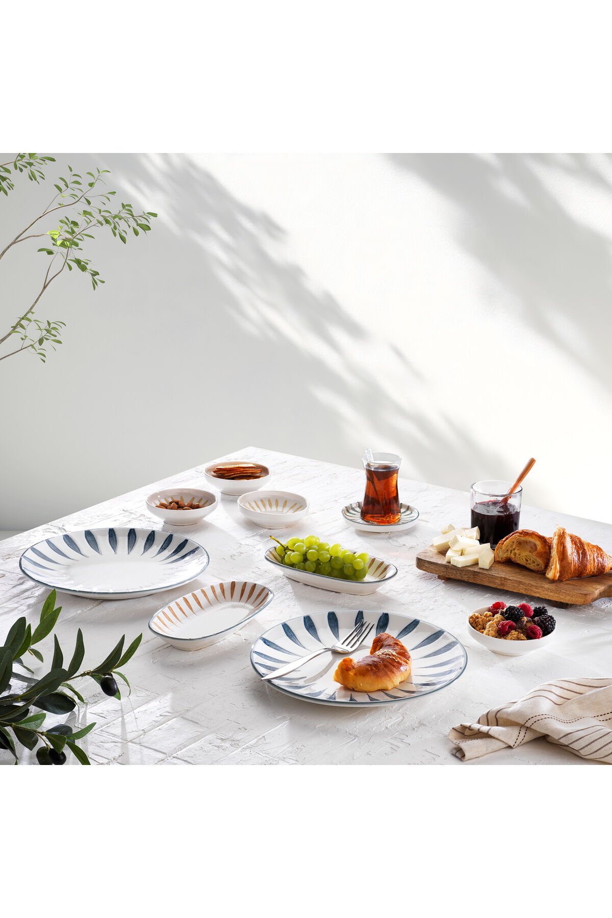 Emely Kahvaltı Takımı 32 Parça-Asorti