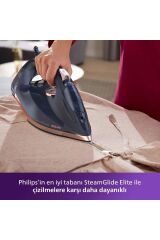 Philips 7500 Serisi Buharlı Ütü, 3200W, 55 g/dk Sürekli Buhar, SteamGlide Elite, 260 g Şok Buhar, DST7510/80